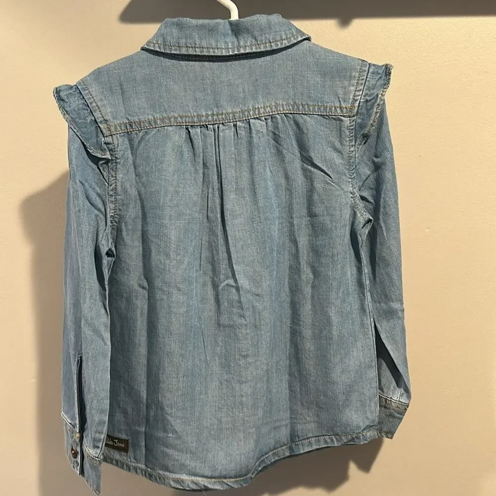 Matilda Jane size 4‎ Lyle’s Button Down Denim Shirt